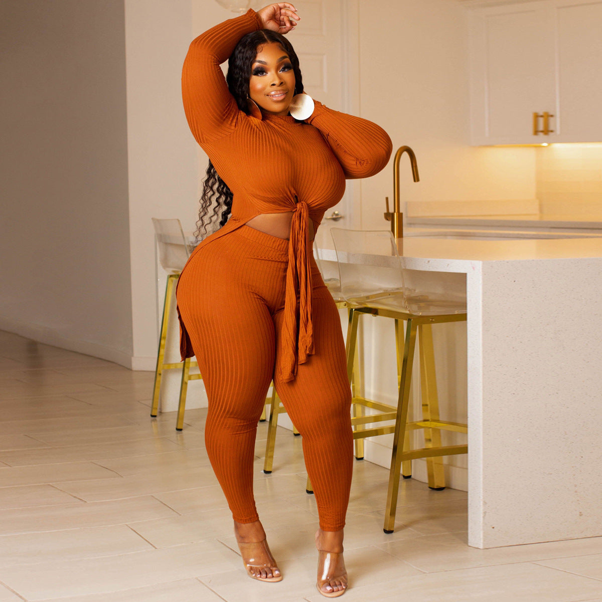 City Luxe Lace-Up Set 🌆