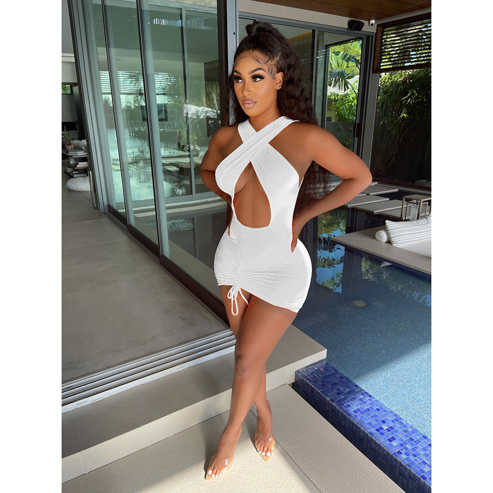 White Heat Strapless Bodycon Dress – VIP Nightclub Fit