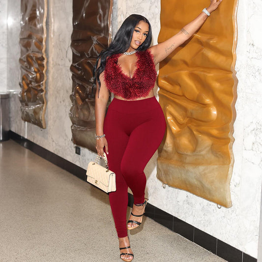 Luxe Seductress Lace-Up Set