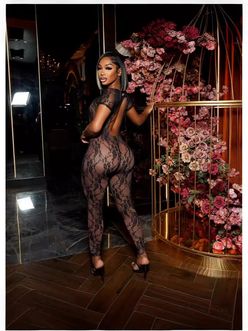 Sweet Temptation Lace Jumpsuit