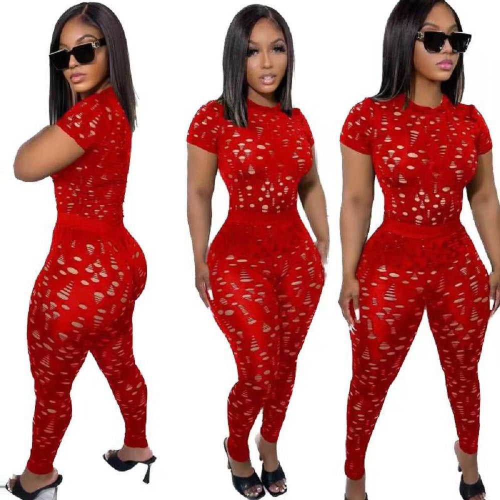 Ripped & Refined Two-Piece Set