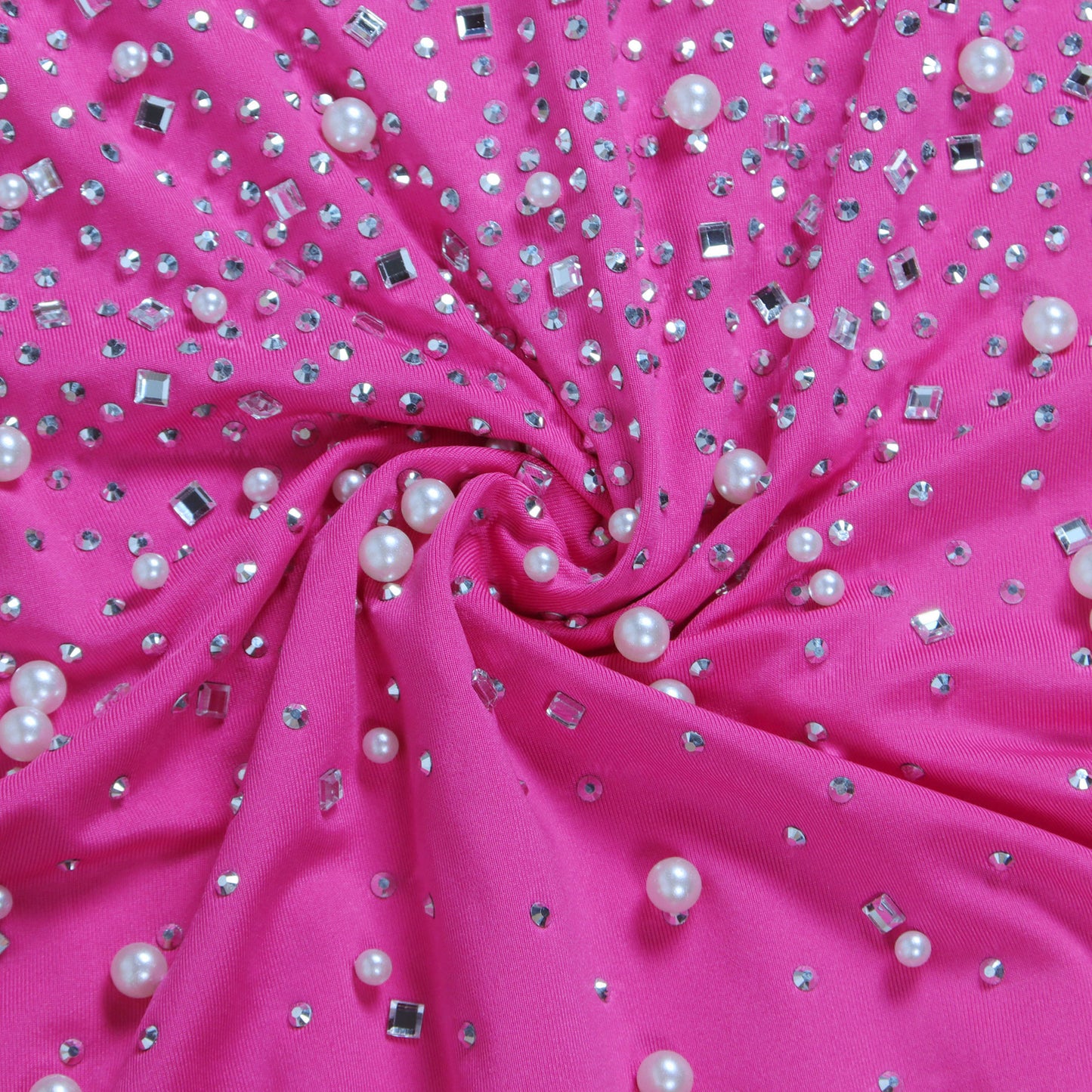 Beaded Bodycon Long Sleeve Dress – Luxe Party Statement