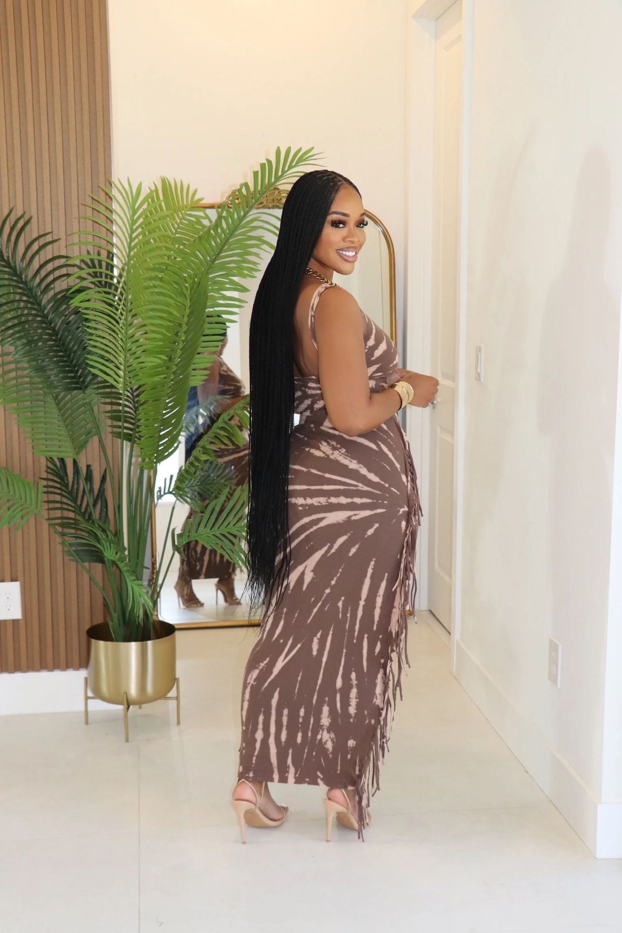 Sexy Beach Two-Piece Skirt Set – Printed Crop Top & Skirt for Summer Vibes