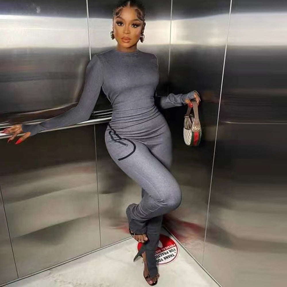 The Luxe Sculpt Denim Jumpsuit