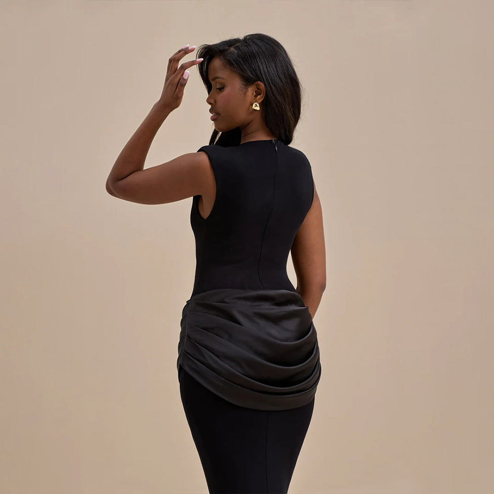 The Mirage | Sleeveless Pleated Bodycon Dress