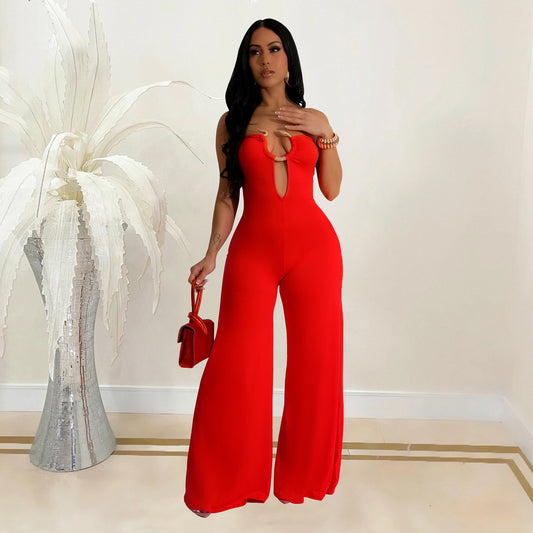 Off-Shoulder Luxe Jumpsuit – Sleek, Snatched & Statement-Making