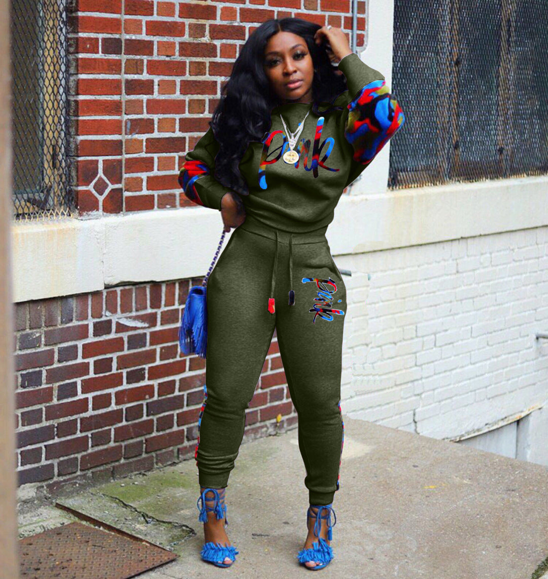 The Camo Luxe Patchwork Sport Set