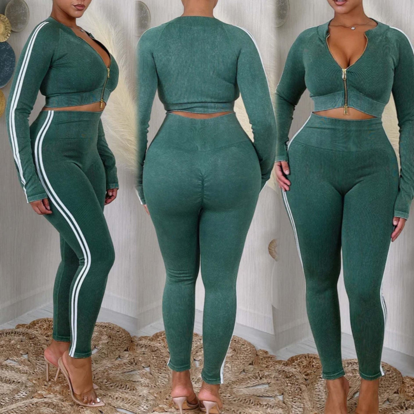 The Winter Luxe Ribbed Sport Set