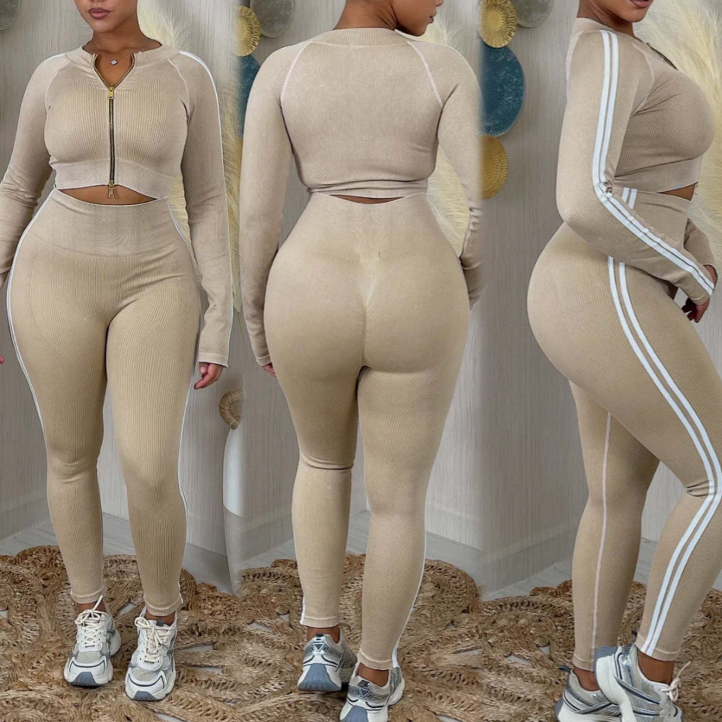 The Winter Luxe Ribbed Sport Set