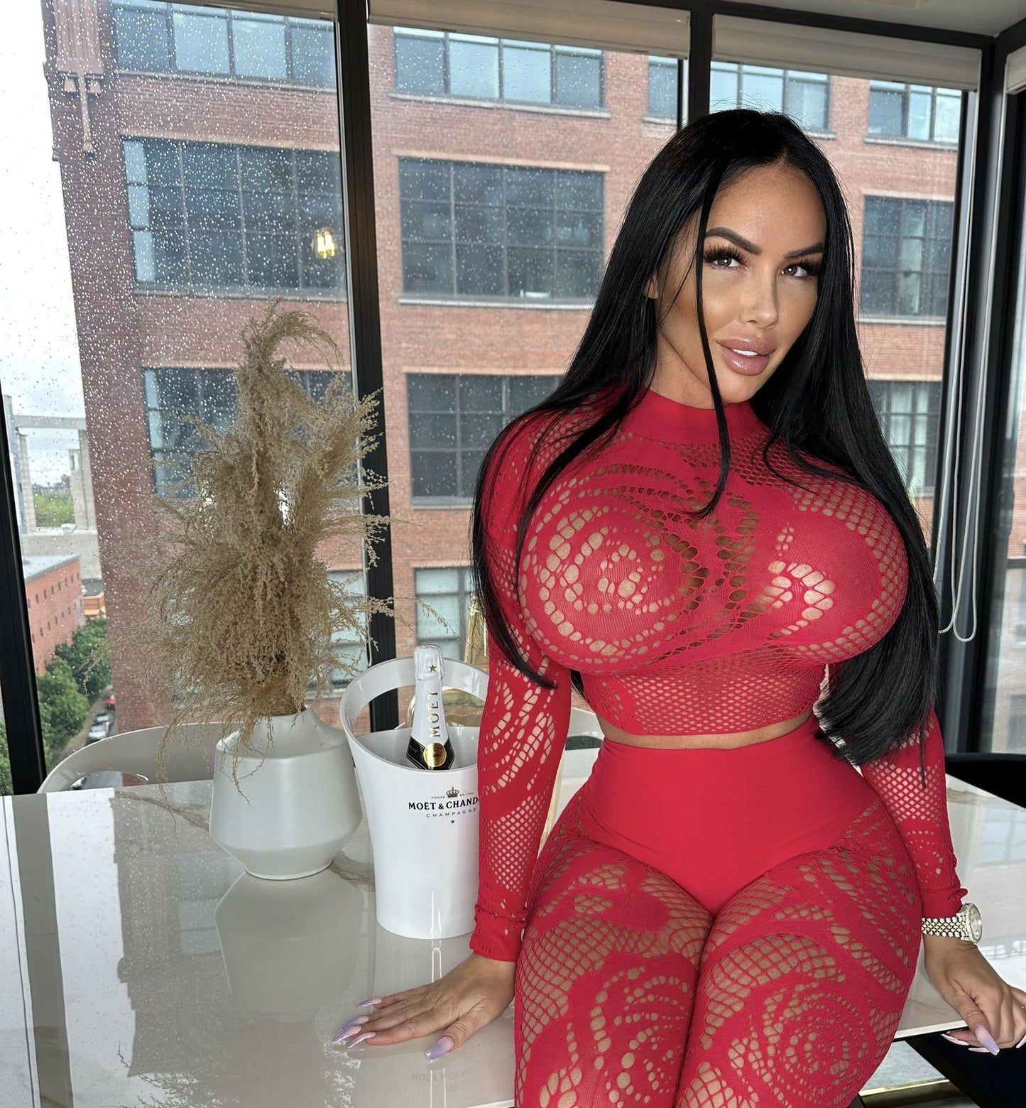 Mesh Temptation Set – Sheer Two-Piece Statement Fit