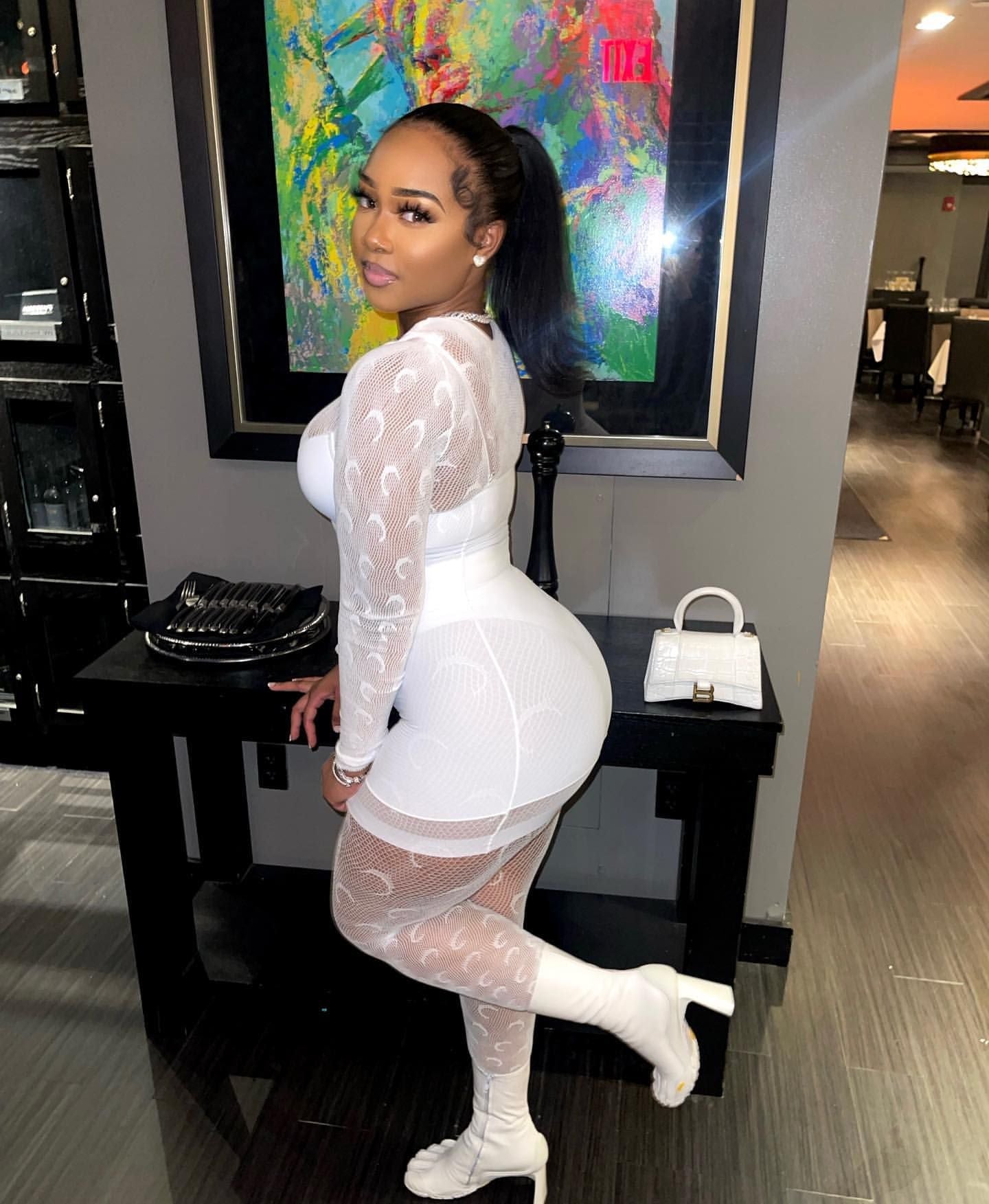 The “After Dark” Sheer Mesh Jumpsuit