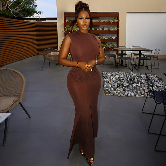 The Command | High Neck Sleeveless Bodycon Dress