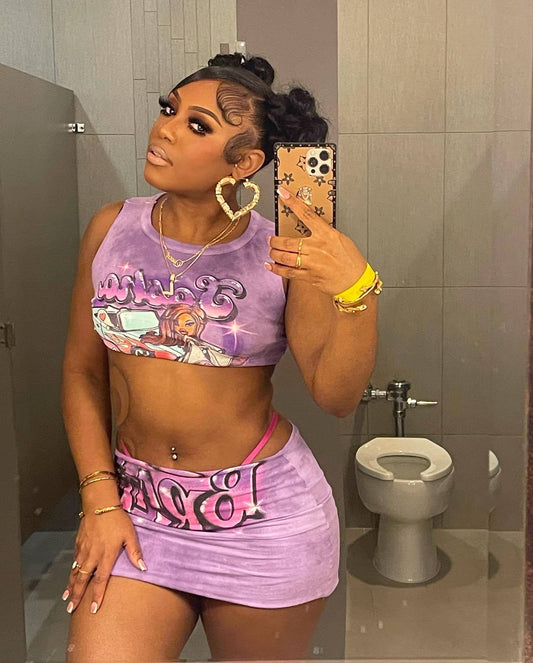 Sundazed Slay Two-Piece Skirt Set – Luxe Summer Fit